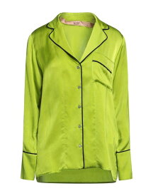 【送料無料】 ヌメロ ヴェントゥーノ レディース シャツ トップス Patterned shirts & blouses Acid green