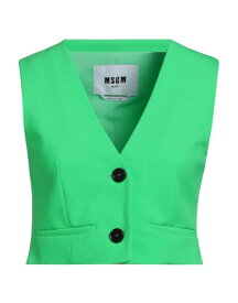 【送料無料】 エムエスジイエム レディース シャツ トップス Vest Green
