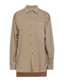 【送料無料】 セミクチュール レディース シャツ トップス Solid color shirts & blouses Beige