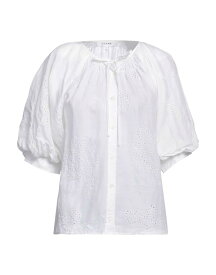 【送料無料】 フレーム レディース シャツ トップス Solid color shirts & blouses White