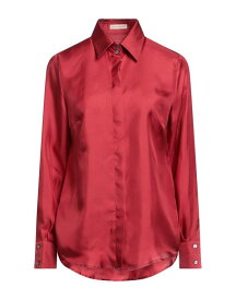 【送料無料】 カミセッタスノーブ レディース シャツ トップス Silk shirts & blouses Brick red