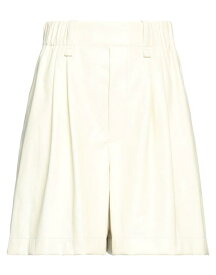 【送料無料】 イッセイミヤケ レディース ハーフパンツ・ショーツ ボトムス Shorts & Bermuda Off white