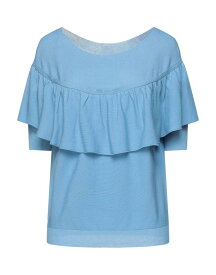 【送料無料】 マロ レディース ニット・セーター アウター Sweater Pastel blue
