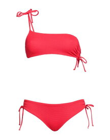 【送料無料】 サンデッキ レディース 上下セット 水着 Bikini Red