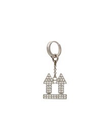 【送料無料】 オフホワイト レディース ピアス・イヤリング アクセサリー Ear cuff or single earring Silver