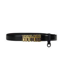 【送料無料】 ヴェルサーチ レディース ベルト アクセサリー Regular belt Black