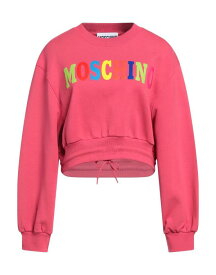 【送料無料】 モスキーノ レディース パーカー・スウェット アウター Sweatshirt Fuchsia