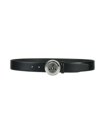 【送料無料】 ヴェルサーチ レディース ベルト アクセサリー Regular belt Black