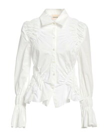 【送料無料】 カイト レディース シャツ トップス Solid color shirts & blouses White