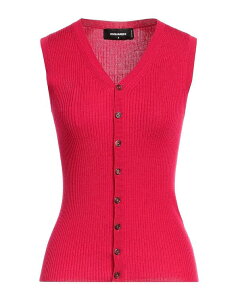 �f�B�[�X�N�G�A�[�h ���f�B�[�X �A�E�^�[ �J�[�f�B�K�� DSQUARED2 Fuchsia �t���[�V��