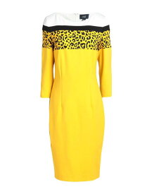 【送料無料】 カヴァリ クラス レディース ワンピース トップス Midi dress Yellow