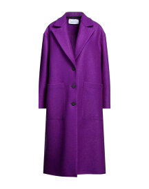 【送料無料】 ハリス ワーフ ロンドン レディース コート アウター Coat Purple