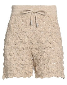 【送料無料】 イレブンティ レディース ハーフパンツ・ショーツ ボトムス Shorts & Bermuda Beige