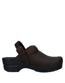 【送料無料】 ダンスコ レディース サンダル シューズ Mules and clogs Dark brown