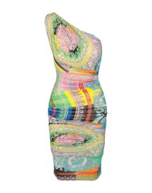 【送料無料】 ヴェルサーチ レディース ワンピース トップス Short dress Multicolored