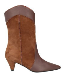 【送料無料】 マークエリス レディース ブーツ・レインブーツ ブーティ シューズ Ankle boot Brown