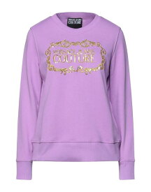 【送料無料】 ヴェルサーチ レディース パーカー・スウェット フーディー アウター Hooded sweatshirt Lilac