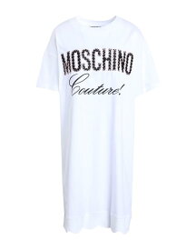 【送料無料】 モスキーノ レディース ワンピース トップス Short dress White