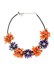 【送料無料】 モスキーノ レディース ネックレス・チョーカー・ペンダントトップ アクセサリー Necklace Orange