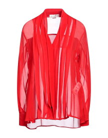 【送料無料】 ヴィクトリア ベッカム レディース シャツ トップス Silk shirts & blouses Red