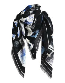 【送料無料】 アレキサンダー・マックイーン レディース マフラー・ストール・スカーフ アクセサリー Scarves and foulards Black