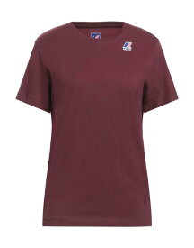 【送料無料】 ケイウェイ レディース Tシャツ トップス Basic T-shirt Deep purple
