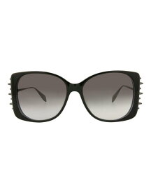 【送料無料】 アレキサンダー・マックイーン レディース サングラス・アイウェア アクセサリー Sunglasses Black