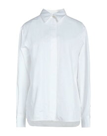 【送料無料】 ジル・サンダー レディース シャツ トップス Solid color shirts & blouses White