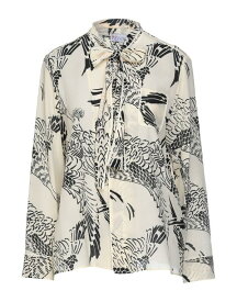 【送料無料】 レッドバレンティノ レディース シャツ トップス Patterned shirts & blouses Ivory