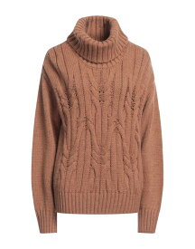 【送料無料】 カシミアカンパニー レディース ニット・セーター アウター Turtleneck Camel