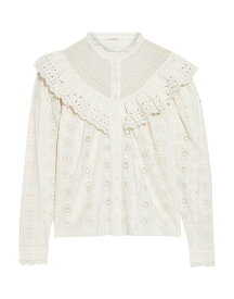 【送料無料】 ウラ・ジョンソン レディース シャツ トップス Lace shirts & blouses Ivory