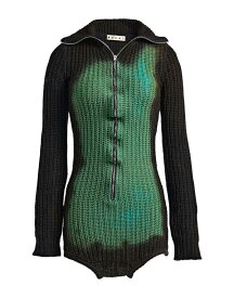 【送料無料】 マルニ レディース ニット・セーター アウター Turtleneck Dark green