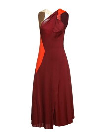 【送料無料】 ヴィクトリア ベッカム レディース ワンピース トップス Midi dress Burgundy