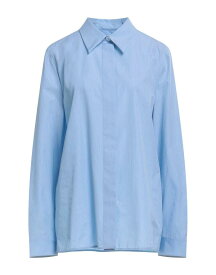 【送料無料】 ジル・サンダー レディース シャツ トップス Solid color shirts & blouses Light blue