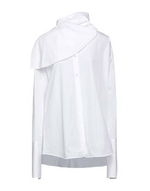 【送料無料】 ジル・サンダー レディース シャツ トップス Solid color shirts & blouses White