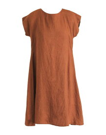 【送料無料】 ロッソピューロ レディース ワンピース トップス Midi dress Brown