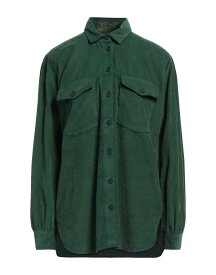 【送料無料】 ヨーロピアンカルチャー レディース シャツ トップス Solid color shirts & blouses Green