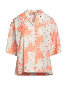 【送料無料】 ヌメロ ヴェントゥーノ レディース シャツ トップス Floral shirts & blouses Salmon pink