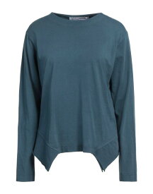 【送料無料】 ヨーロピアンカルチャー レディース Tシャツ トップス T-shirt Slate blue