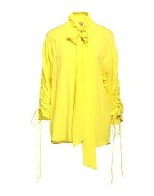 【送料無料】 ヌメロ ヴェントゥーノ レディース シャツ トップス Solid color shirts & blouses Yellow