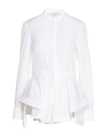 【送料無料】 アレキサンダー・マックイーン レディース シャツ トップス Solid color shirts & blouses White