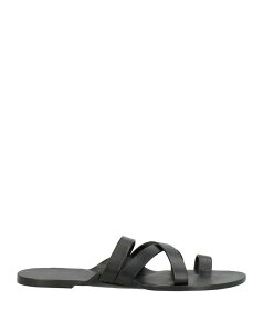 �U ���E ���f�B�[�X �V���[�Y �T���_�� THE ROW Black �u���b�N