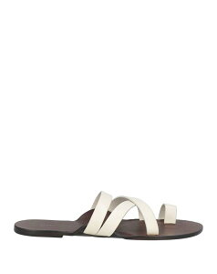 �U ���E ���f�B�[�X �V���[�Y �T���_�� THE ROW Off White �I�t�z���C�g