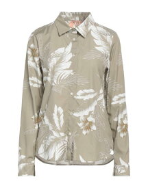 【送料無料】 ヌメロ ヴェントゥーノ レディース シャツ トップス Floral shirts & blouses Sage green