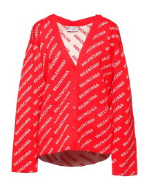 【送料無料】 バレンシアガ レディース カーディガン アウター Cardigan Red