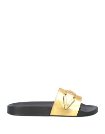 【送料無料】 ヴェルサーチ レディース サンダル シューズ Sandals Gold