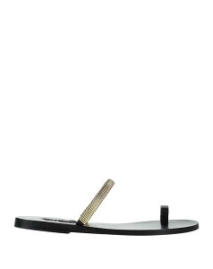 �A���V�G���g�O���[�N�T���_�� ���f�B�[�X �V���[�Y �\���O�E�T���_�� ANCIENT GREEK SANDALS Black �u���b�N
