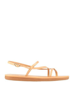 �A���V�G���g�O���[�N�T���_�� ���f�B�[�X �V���[�Y �\���O�E�T���_�� ANCIENT GREEK SANDALS Camel �L������