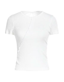 【送料無料】 ヘルムート ラング レディース Tシャツ トップス T-shirt White