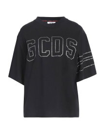 【送料無料】 ジーシーディーエス レディース Tシャツ トップス T-shirt Black